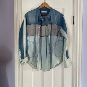 We The Free Indigo Denim Top